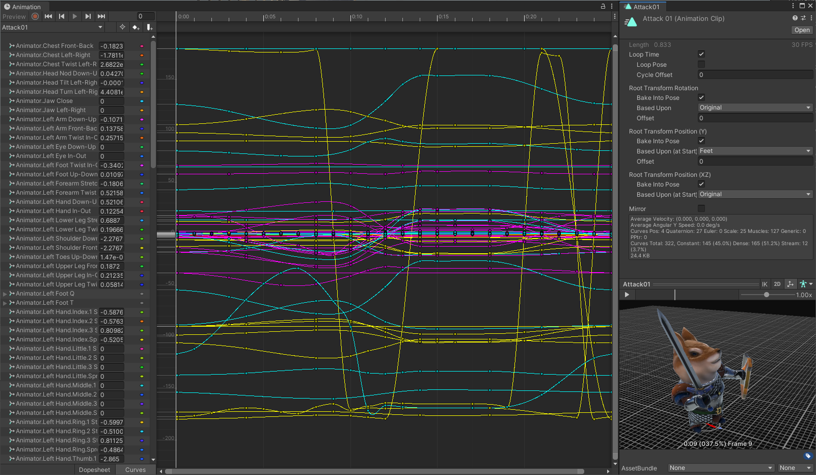 Example of an Animation Clip