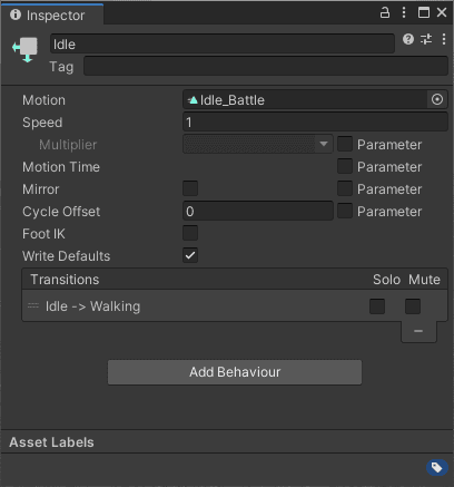 Inspector Window for a Simple State