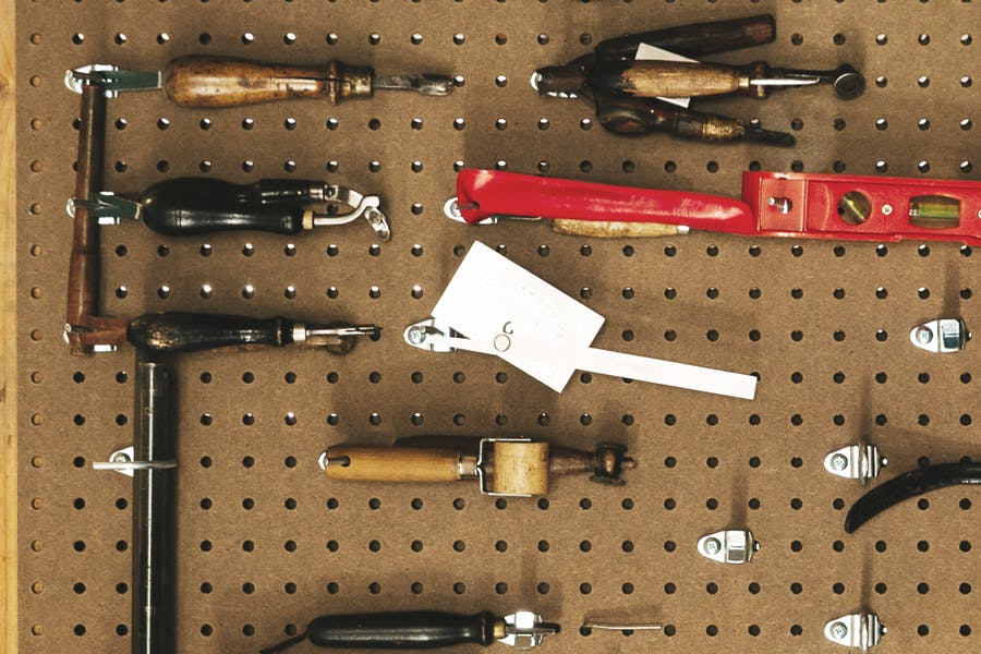 Tools on a board
